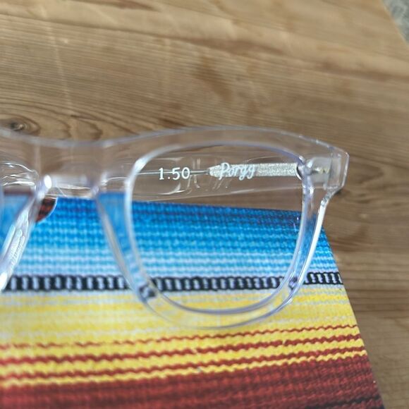 CADDIS Reading Glasses NEW in box + Bag Color - Vodka/Clear lense strength  1.50 - Picture 11 of 12